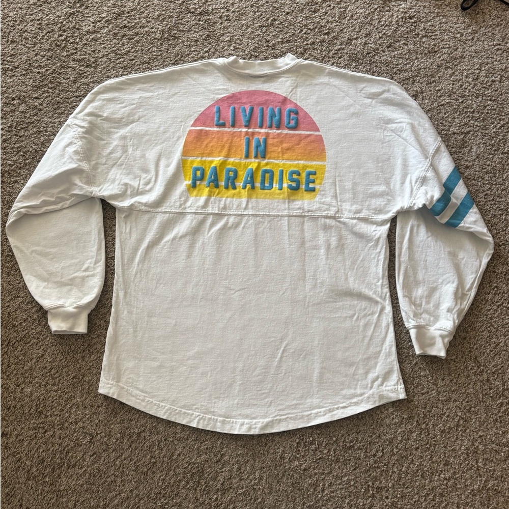 Spirit Jersey White Crewneck Tee - Small - Picture 3 of 3